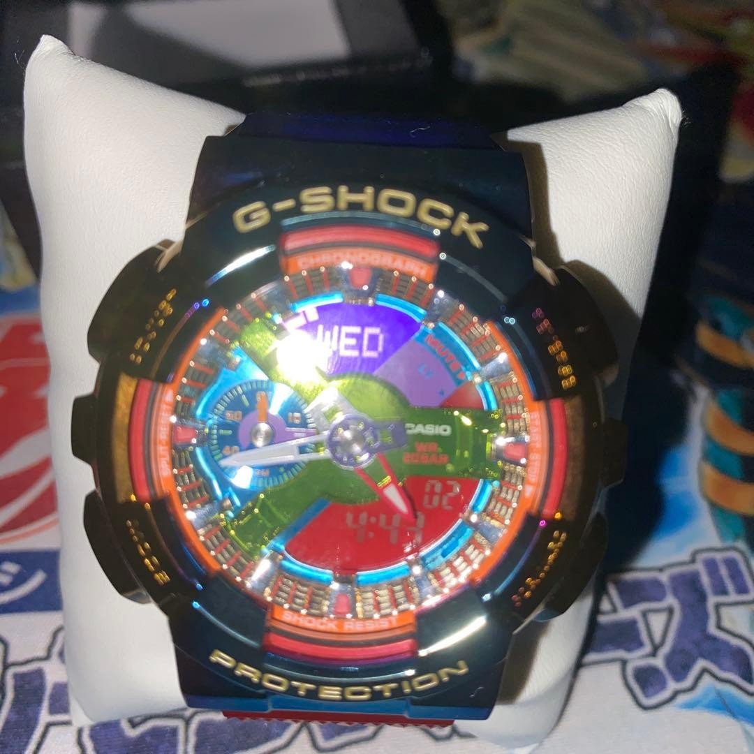 CASIO G SHOCK GM 110RB Excellent Condition Multicolor