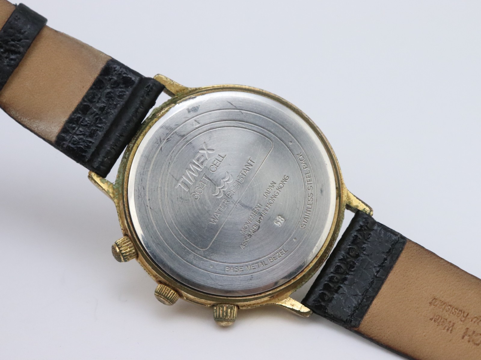 Timex Quartz Calendar Dial Day Date Watch Moon Phase NOT WORKING SEE DESCRIPTION
