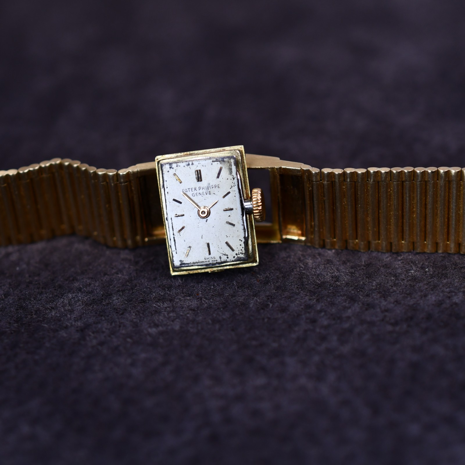 Patek Philippe Ref 3250 18k Yellow Gold on Bracelet 42.2 Grams Manual Winding