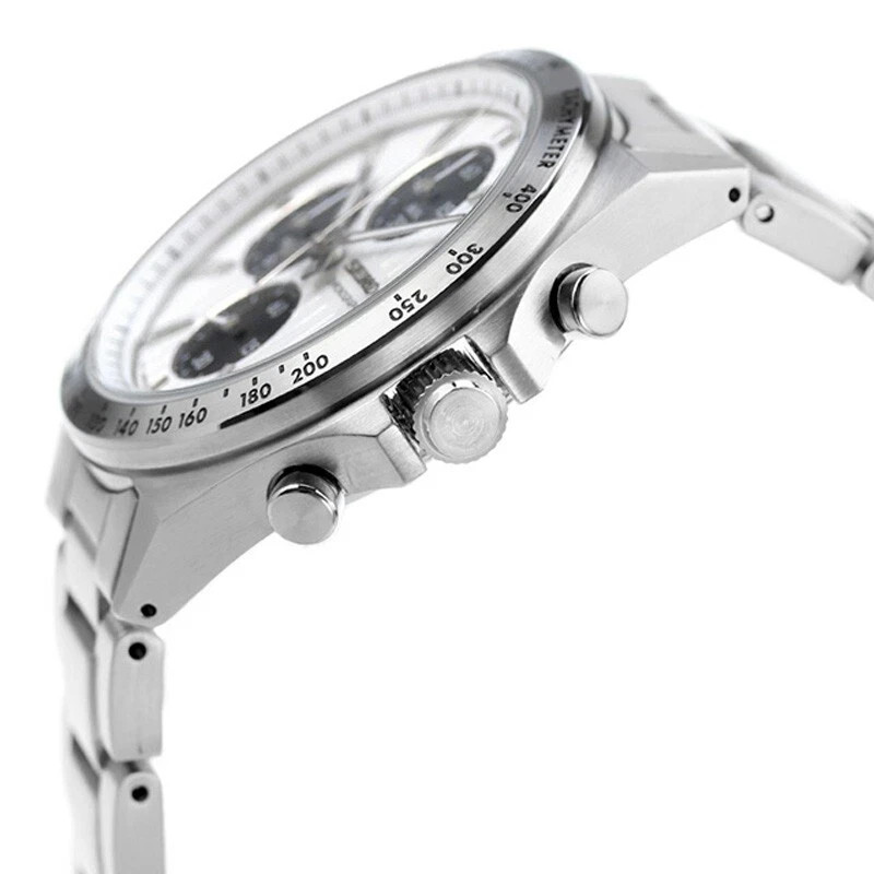 SEIKO SELECTION SBTR039 Stainless Steel Chronograph Quartz Watch 41mm Men’s