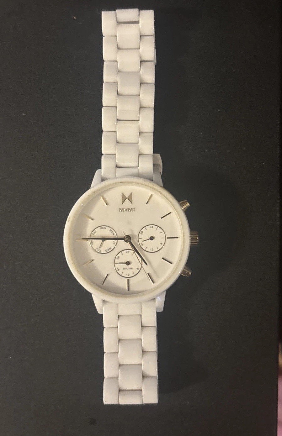 Authentic MVMT Nova Ceramic Gloss White | 38MM