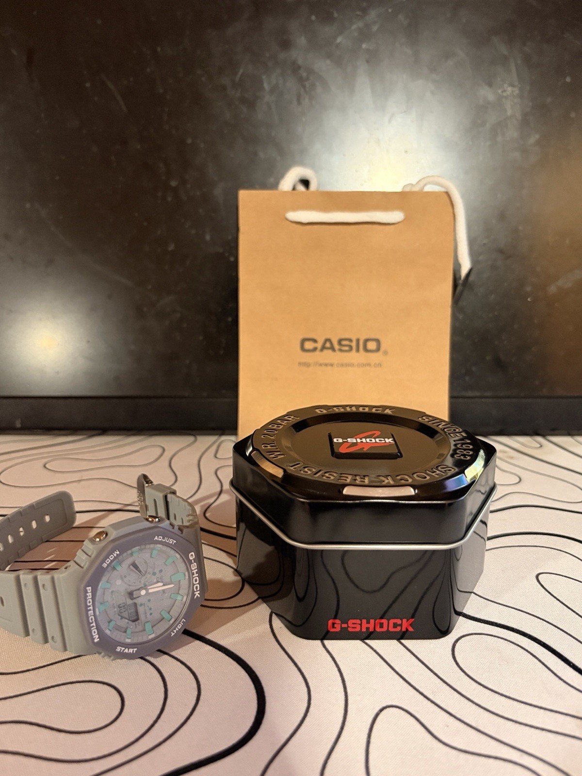 Gray Casio G-SHOCK GA2100