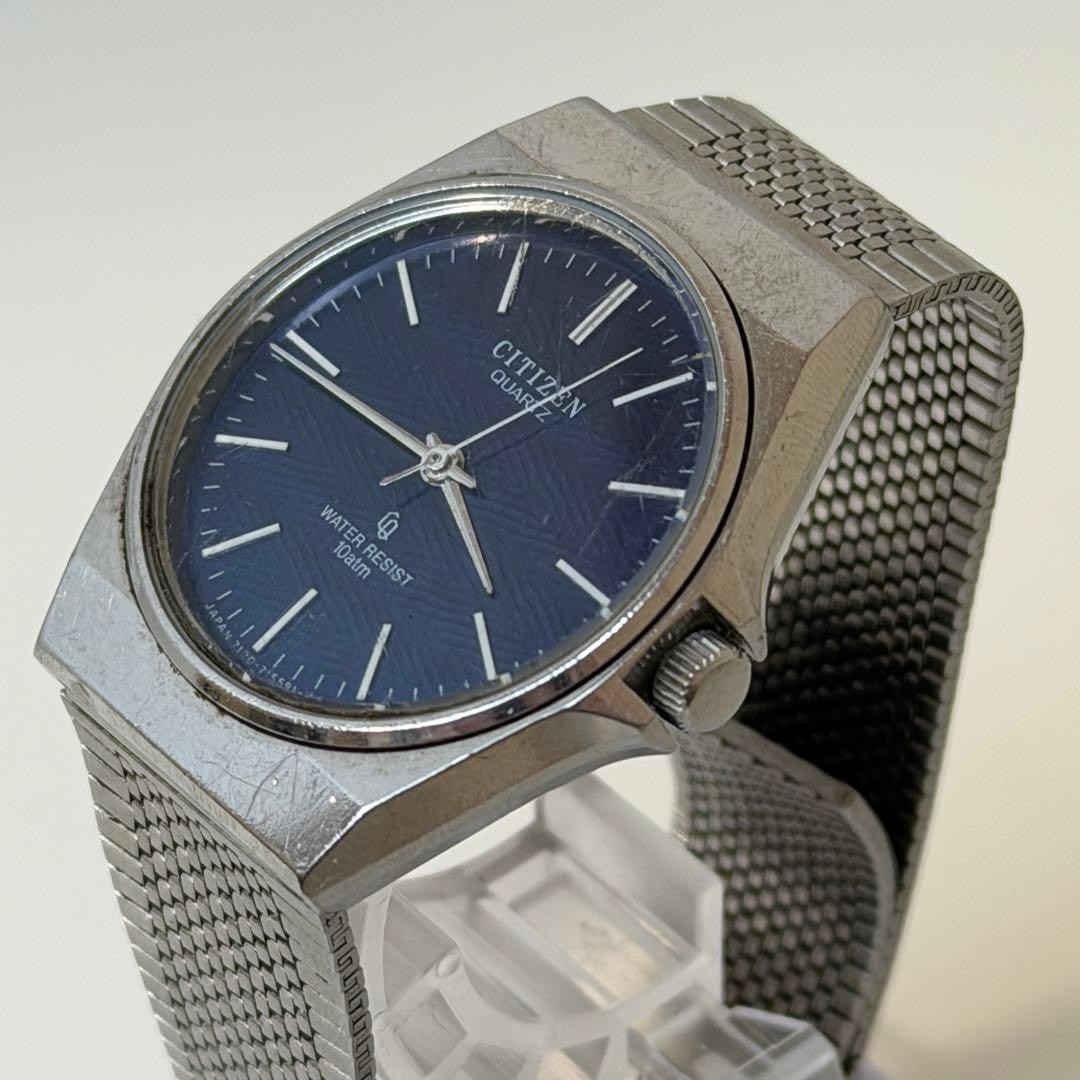 [Working] CITIZEN 4-731671 Blue Dial Quartz