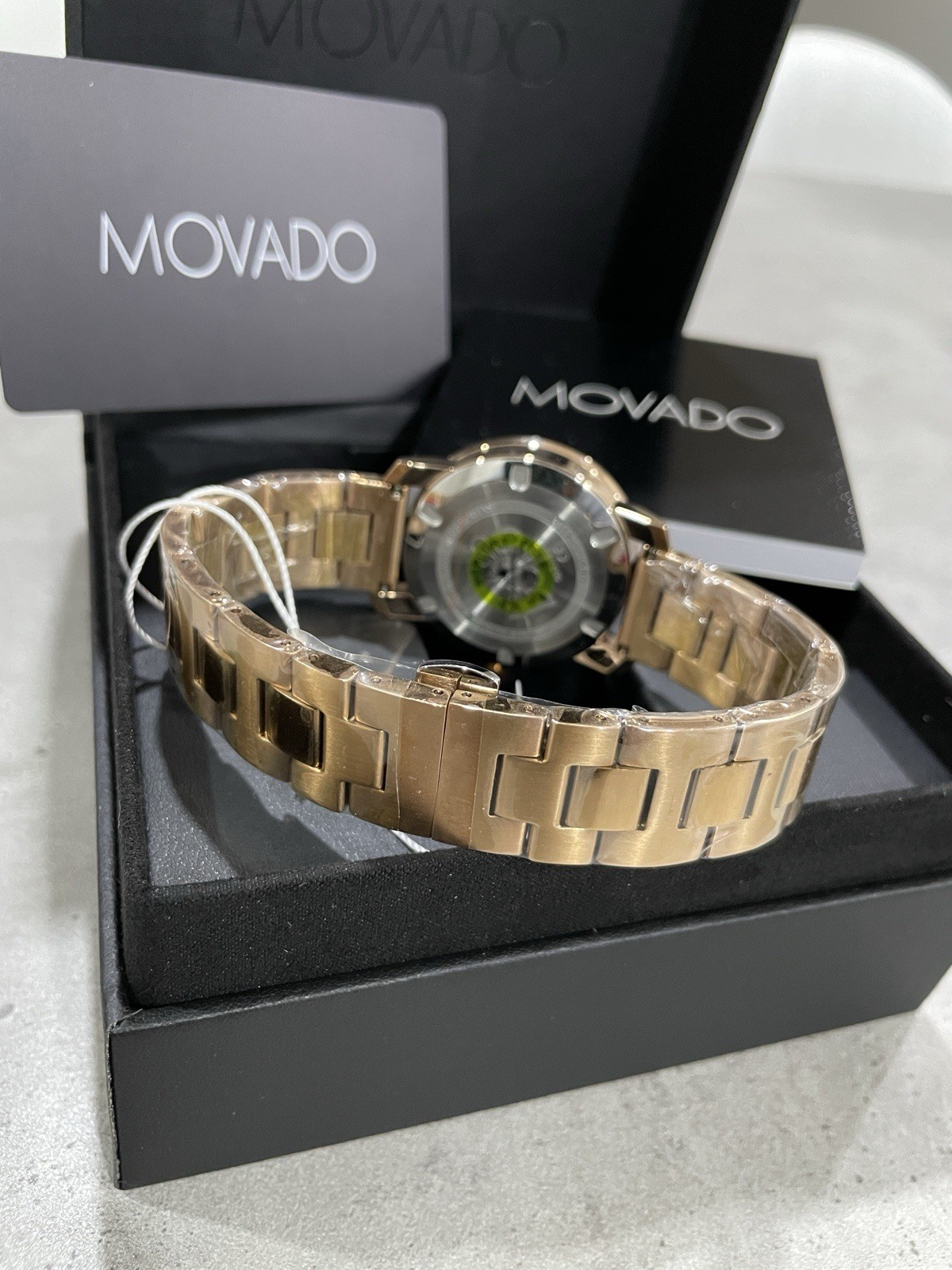 Movado Bold Unisex Rose Gold PVD 3600463
