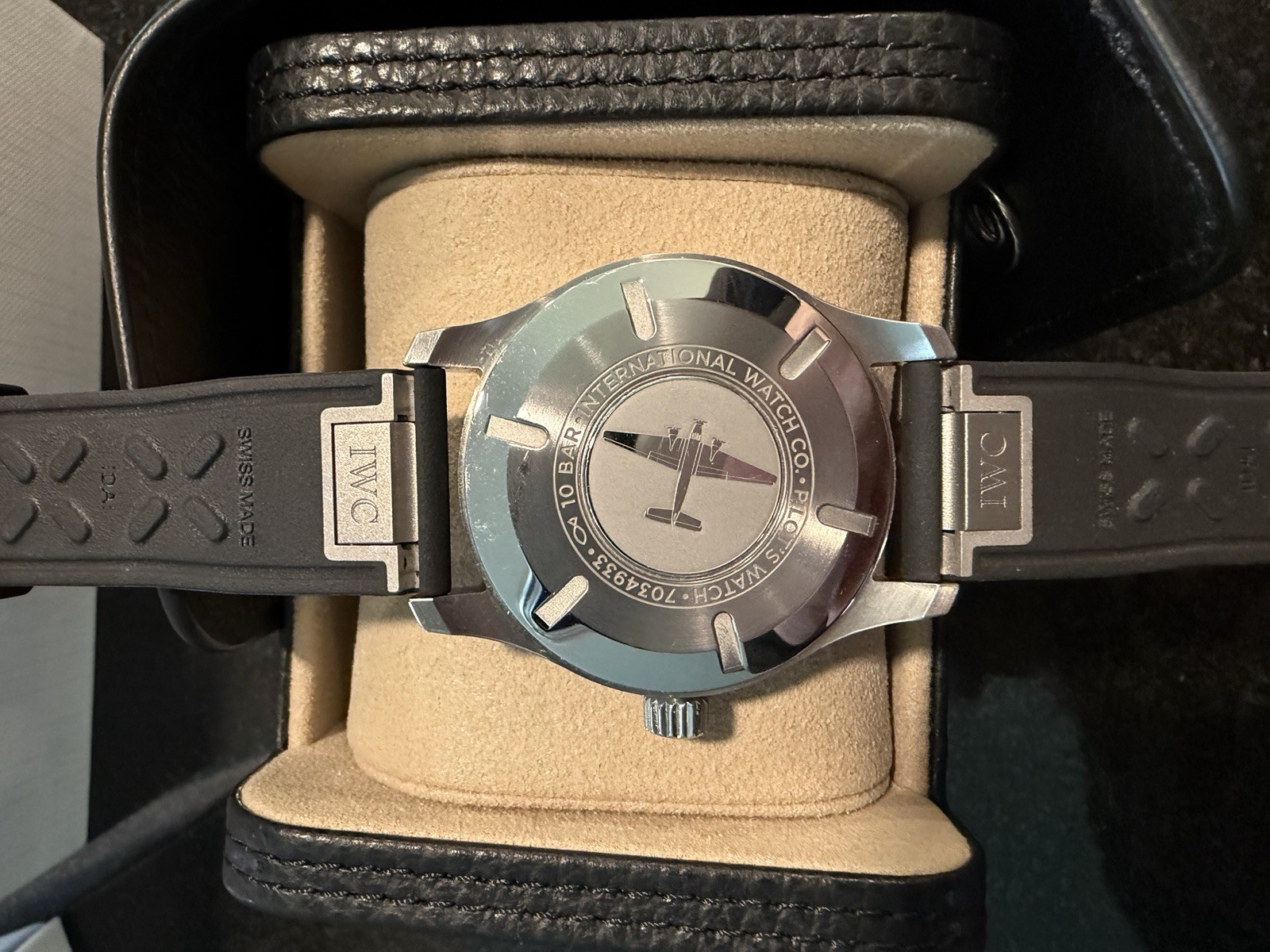 IWC Pilots Mark XX Stainless Steel Automatic 40 mm Black Watch IW328201