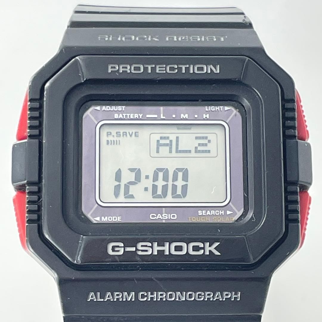 Working CASIO G SHOCK G 5500 radio solar YA0011