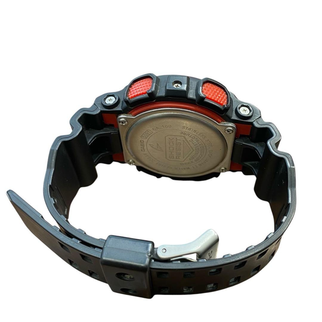 CASIO G-SHOCK GA-100-1A4DR Men’s Watch Black Resin Analog Digital 5.7-8.5in