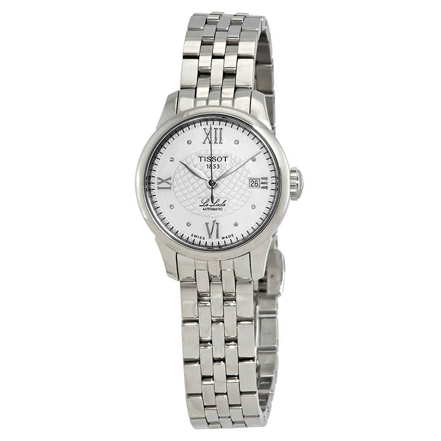 Tissot Le Locle Automatic Silver Diamond Dial Ladies Watch T41.1.183.16