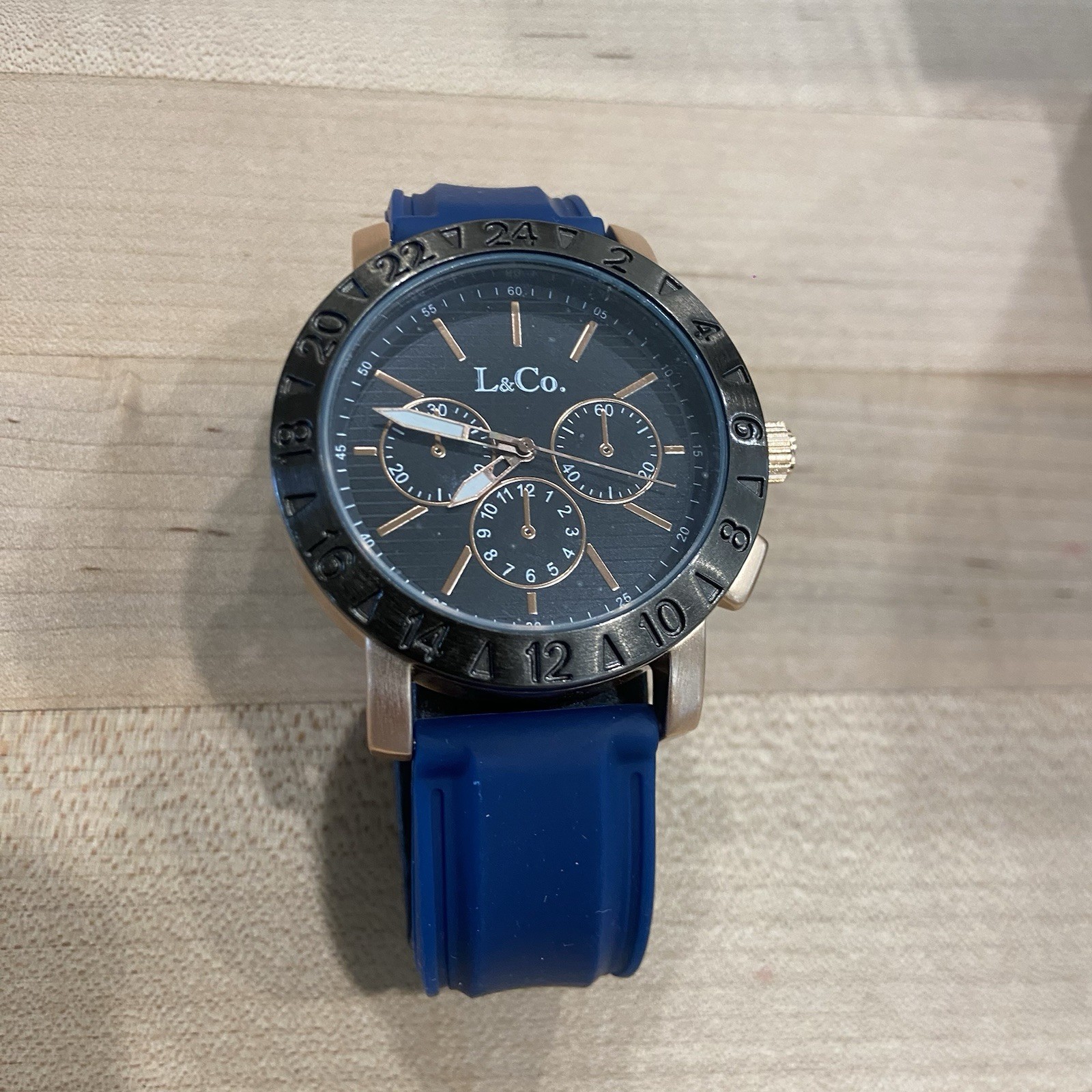 L&Co. Men’s Quartz Chronograph Watch and Wallet gift set
