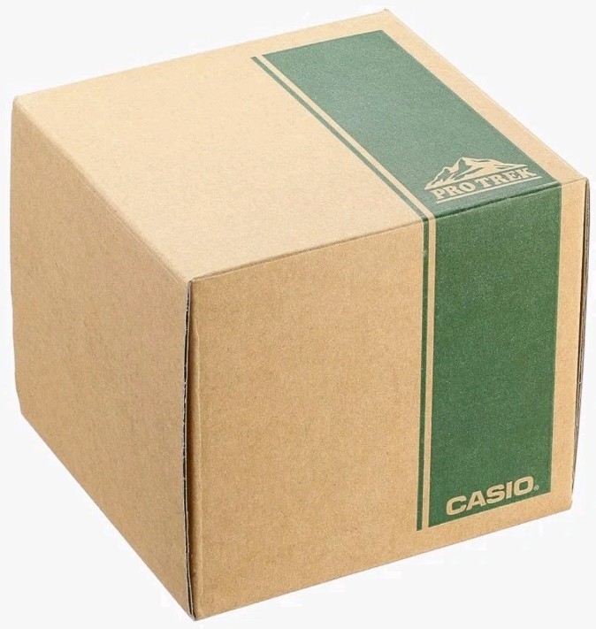 New Casio Pro Trek 51.5mm Black Stainless Steel Case Black Silicone PRW6600Y-1A9