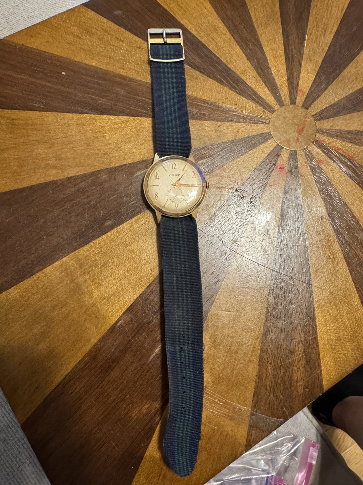 Micaud 34mm 1960s Mechanical Cupillard 233 Lebrocantheure Vintage Watch