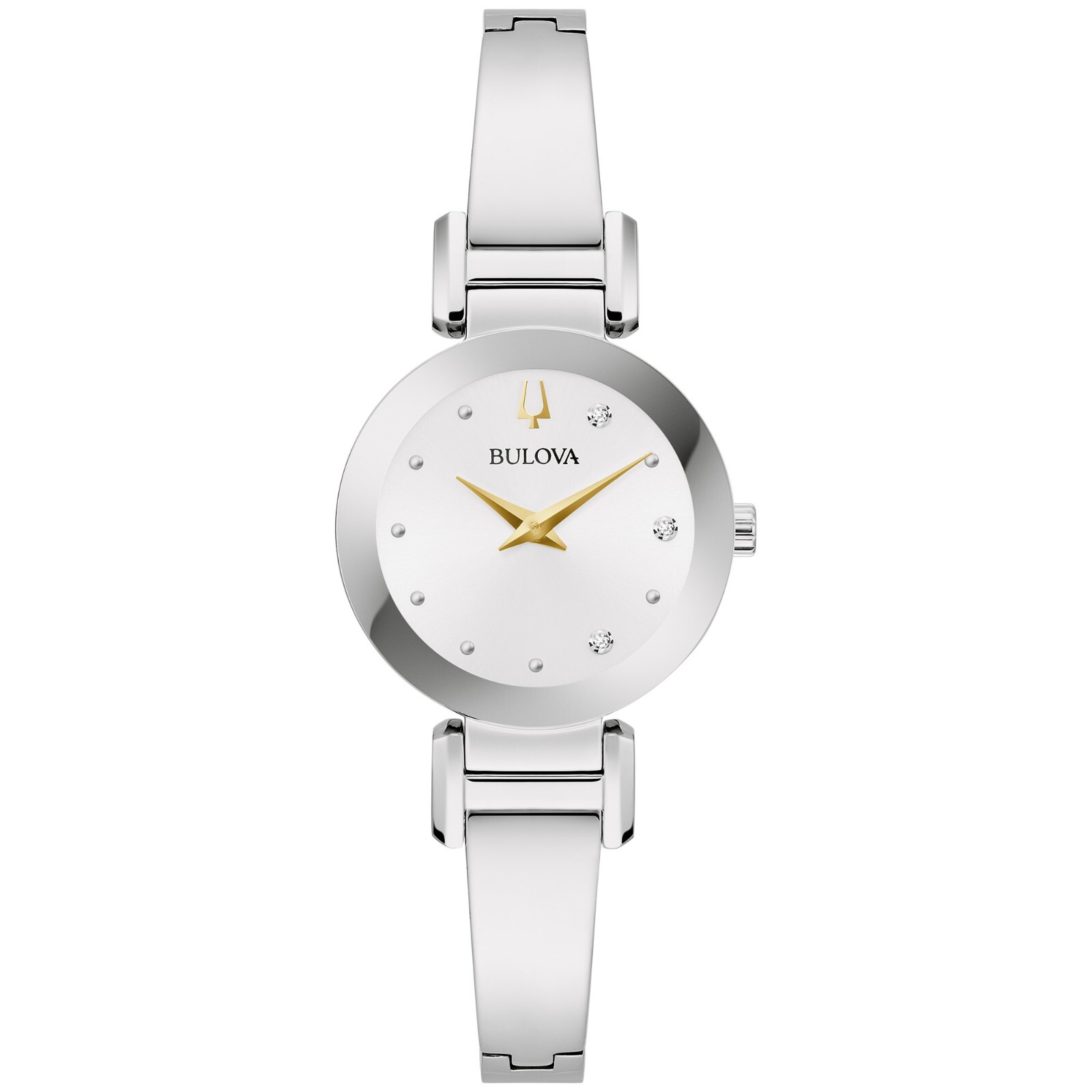 Bulova Women’s Marc Anthony Quartz Silver Stainless Steel Watch 26 MM 96P241