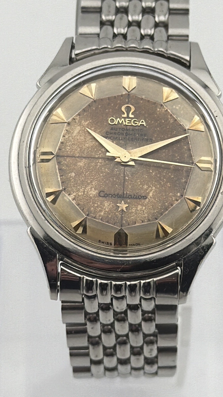 Newly Restored OMEGA Constellation Cal 551 Watch 167.005 w/sunburn patina