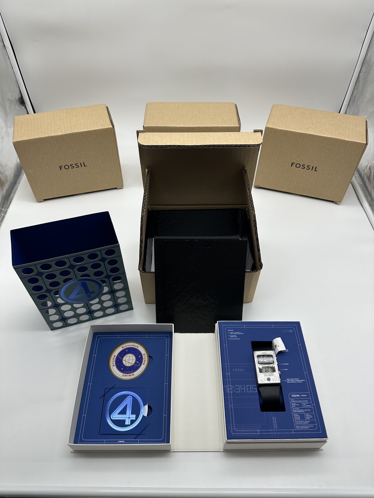 MARVEL X FOSSIL LIMITED-EDITION FANTASTIC FOUR WATCH – In Hand US Seller