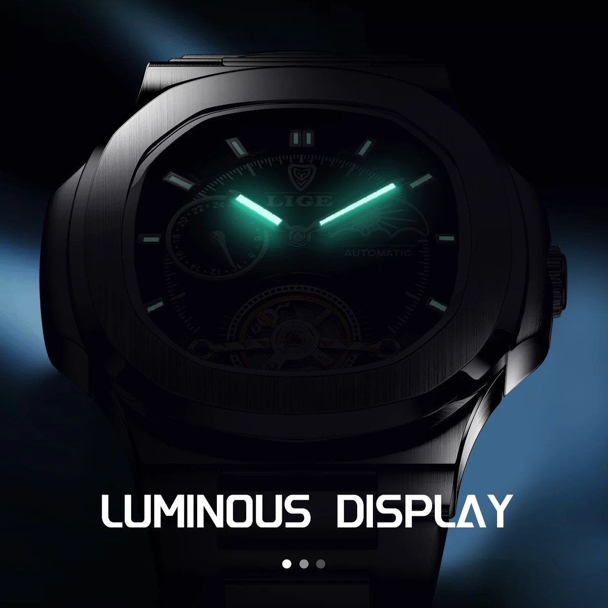 Men Watch Automatic Mechanical Luxury Luminous Waterproof Man Daily Wristwatches