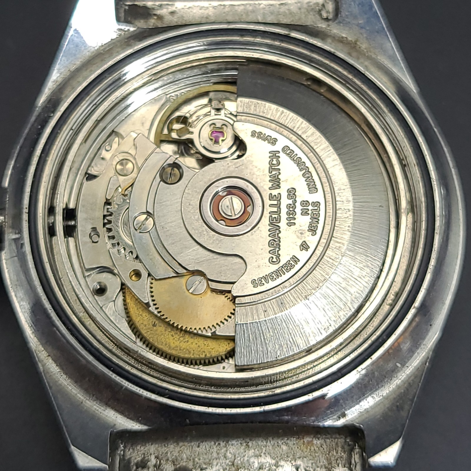 Vintage 1978 Caravelle Set-O-Matic Devil Diver 666ft Automatic Watch Part Repair