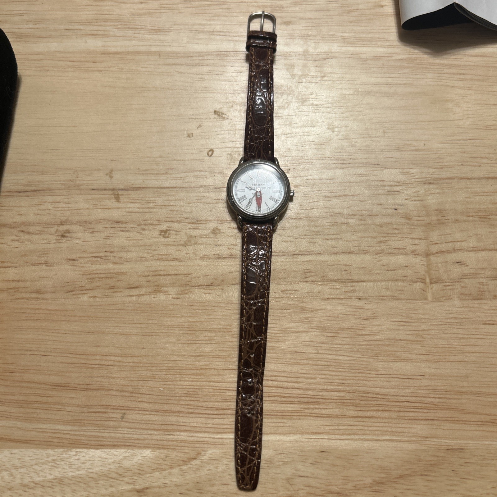 VNTG Watch Heinz Ketchup Bottle Second hand Quartz White Dial American Runs