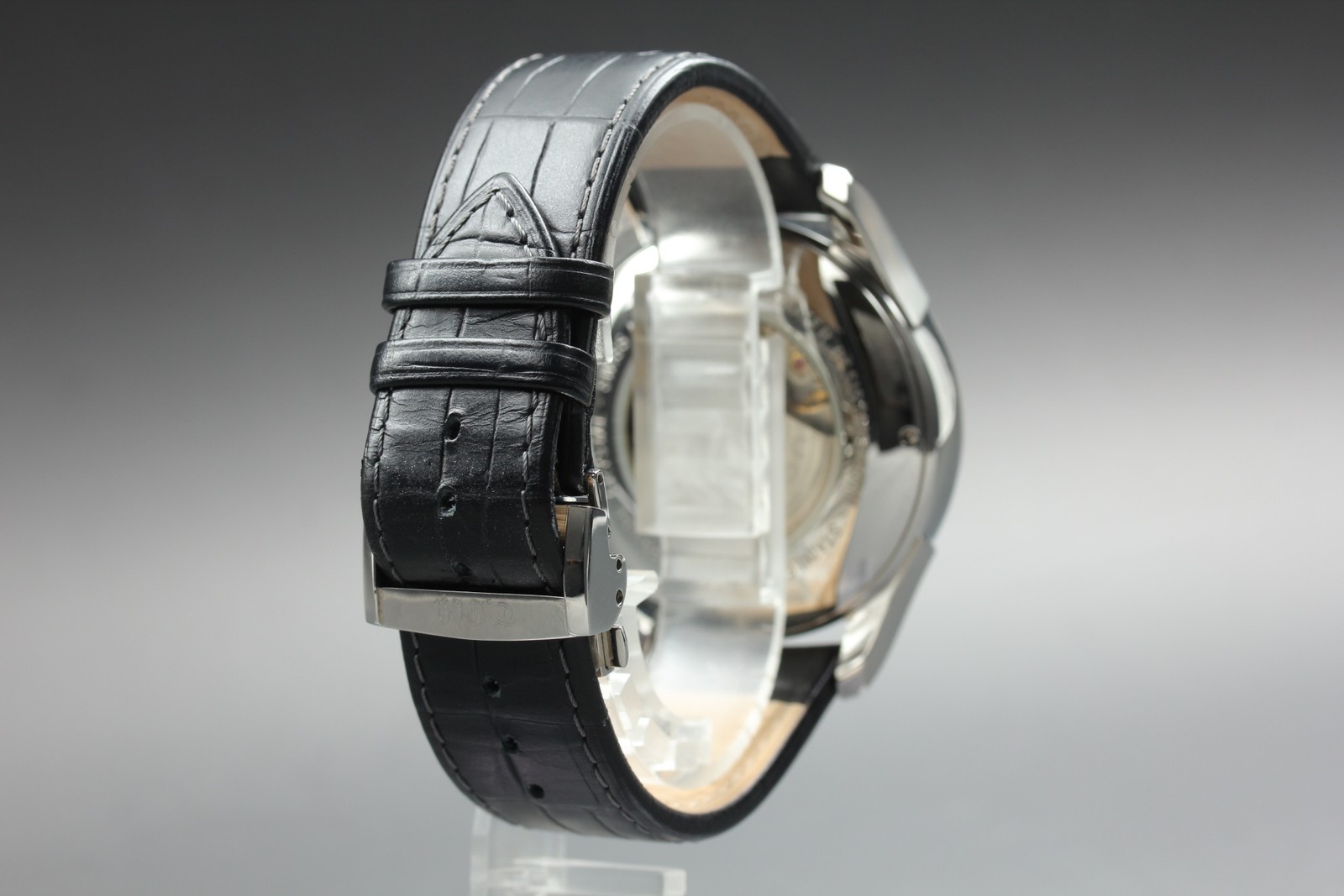 HAMILTON Jazzmaster Open Secret Chronograph AT H327560 Men’s Watch [ Band Wear ]