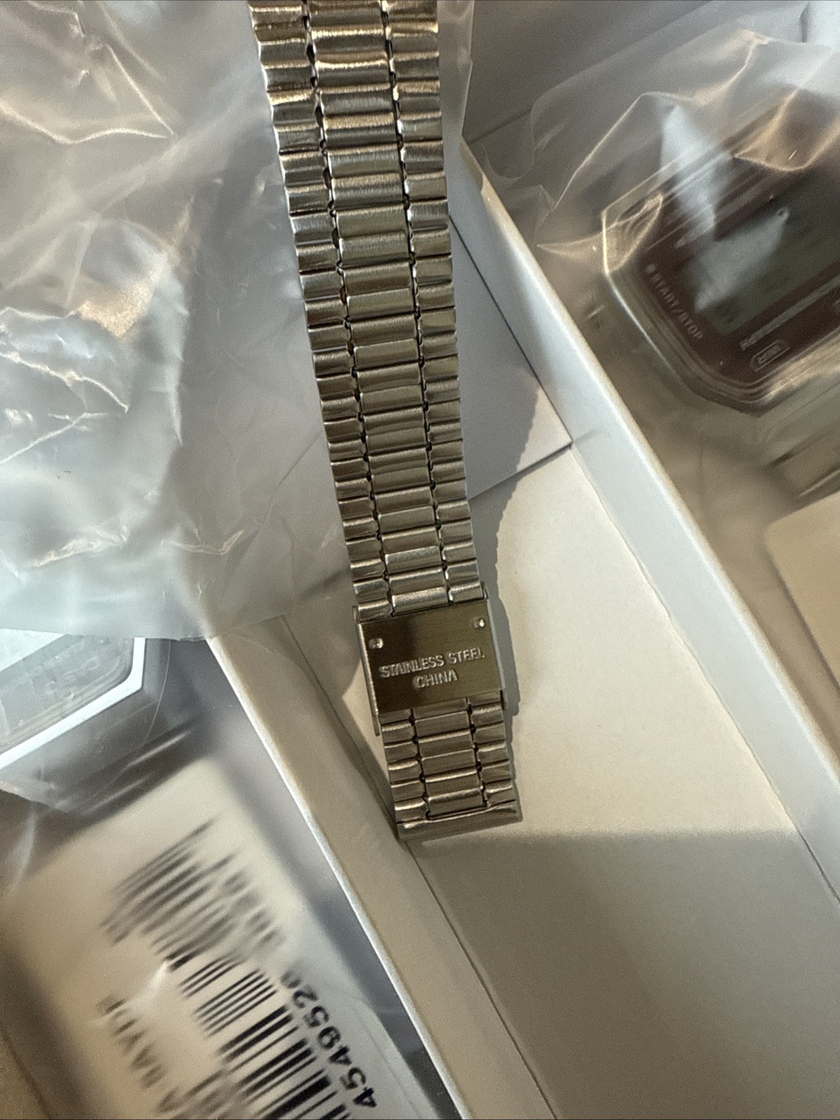 CASIO VINTAGE ICONIC A168WA-5A SILVER DIGITAL STOPWATCH ALARM WR BRAND NEW