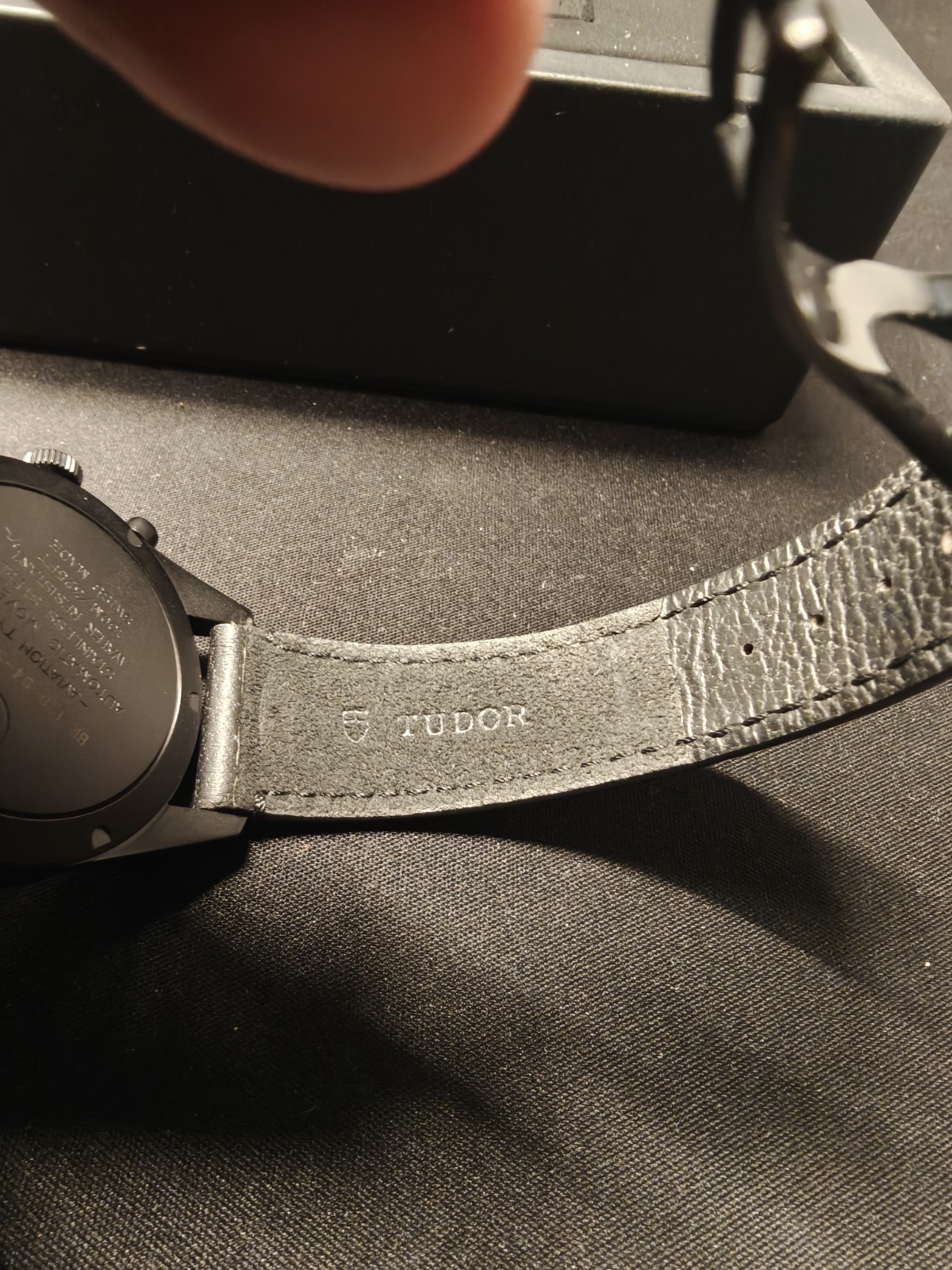 Bell and Ross br-126-94-sc Black Chronograph Tudor Black Bay Strap Swiss