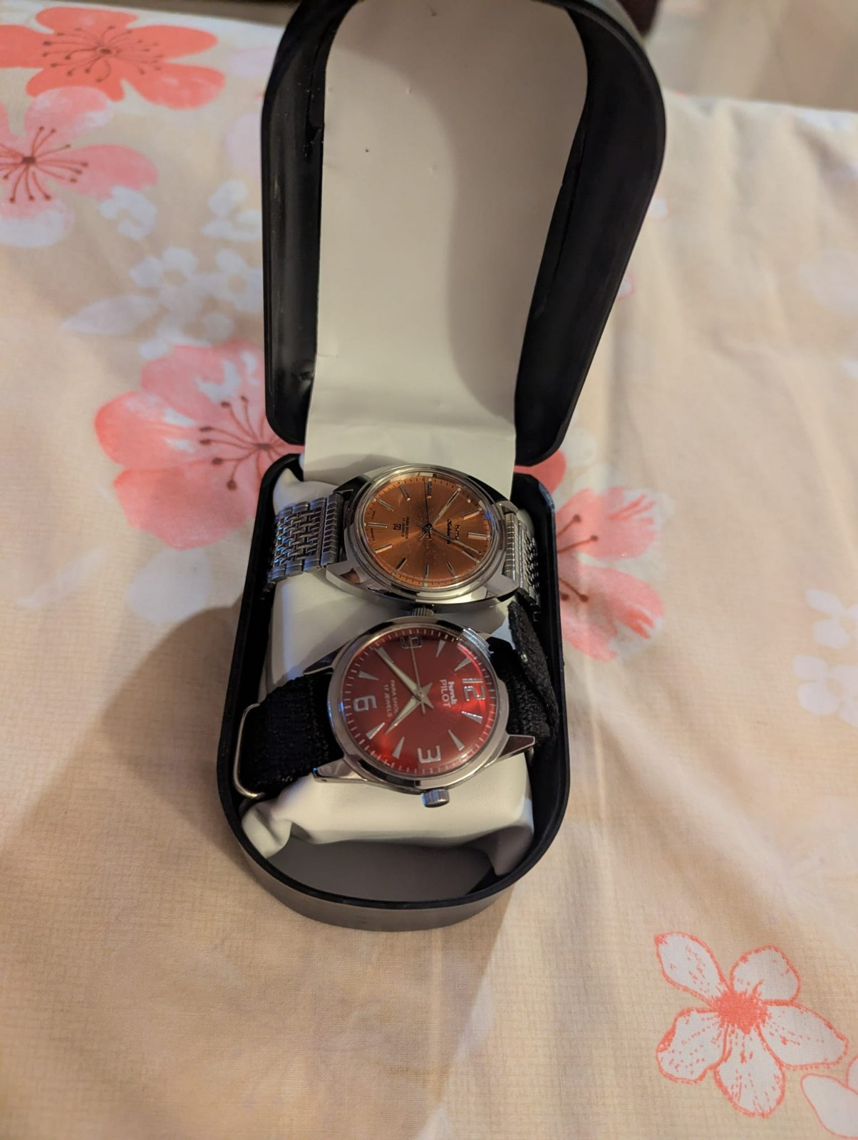 HMT Pilot and Kohinoor two mechanical watches