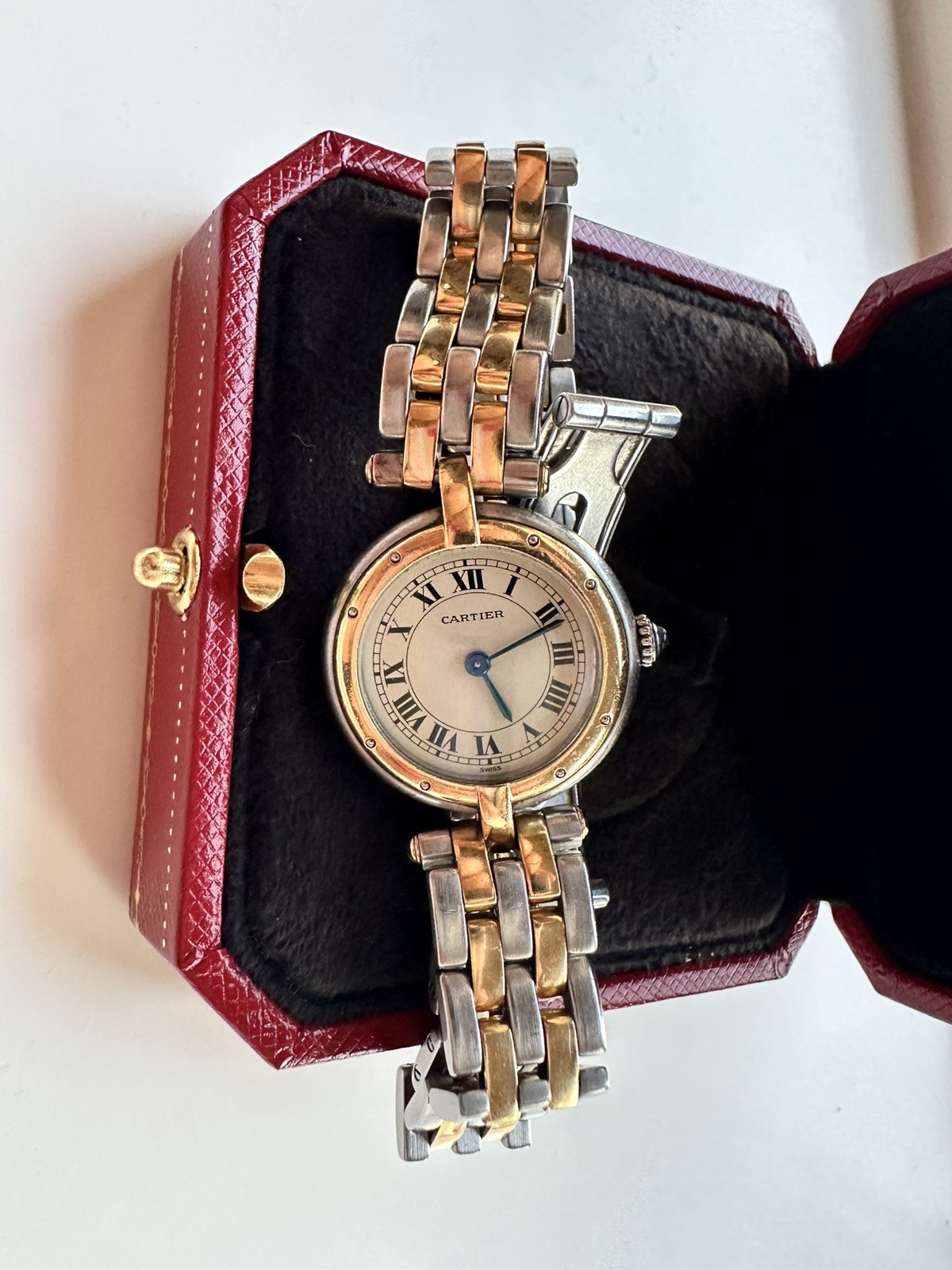 Cartier Panthere Vendome Small Vintage watch stainless steel 18k gold 12851