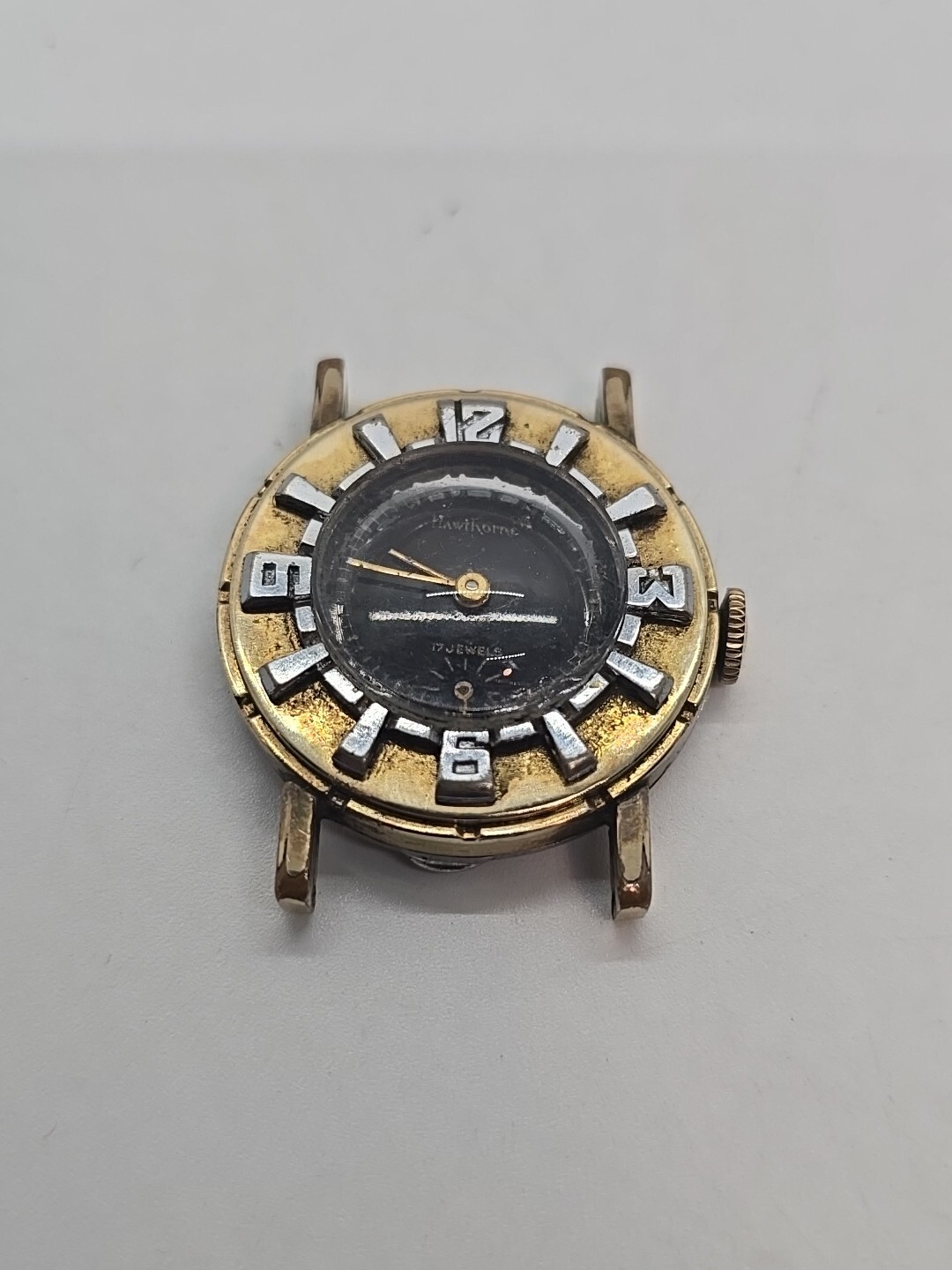 VTG – RARE- Ladies Hawthorne 10K RGP Gold top – All orig. Parts/repair