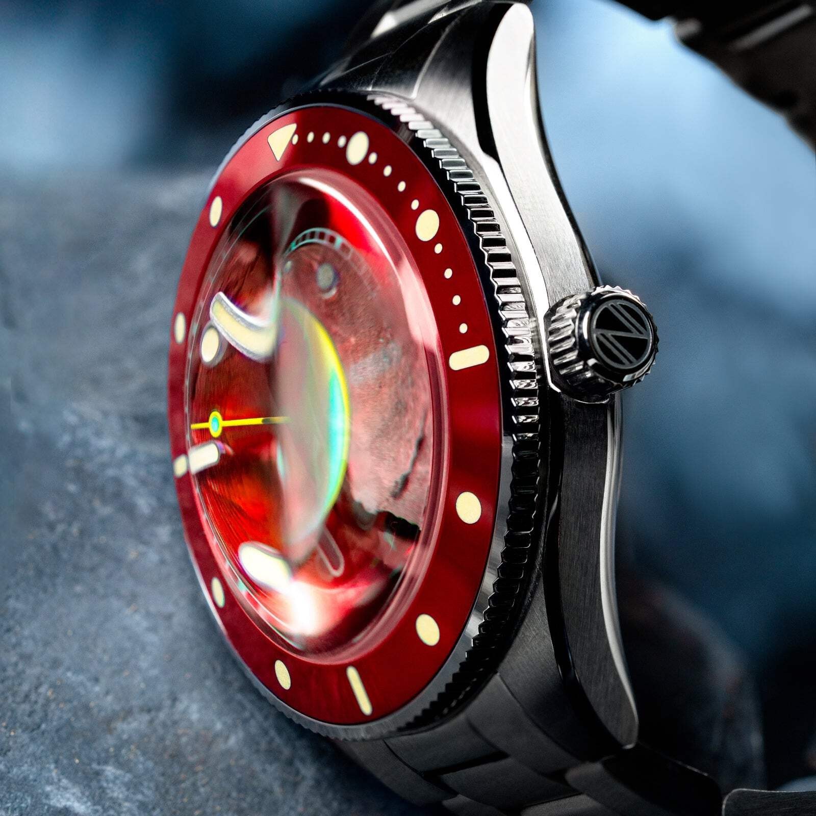 CHALLENGER AUTOMATIC Red / Stainless Steel | Red Dial Wristwatch SP-5159-33