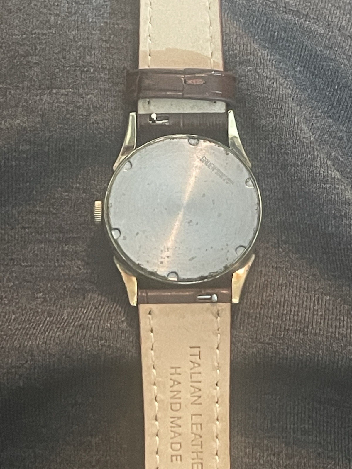 Rare Vintage Gruen Purina Chow Advertising Watch 10K RGP Manual Wind Running