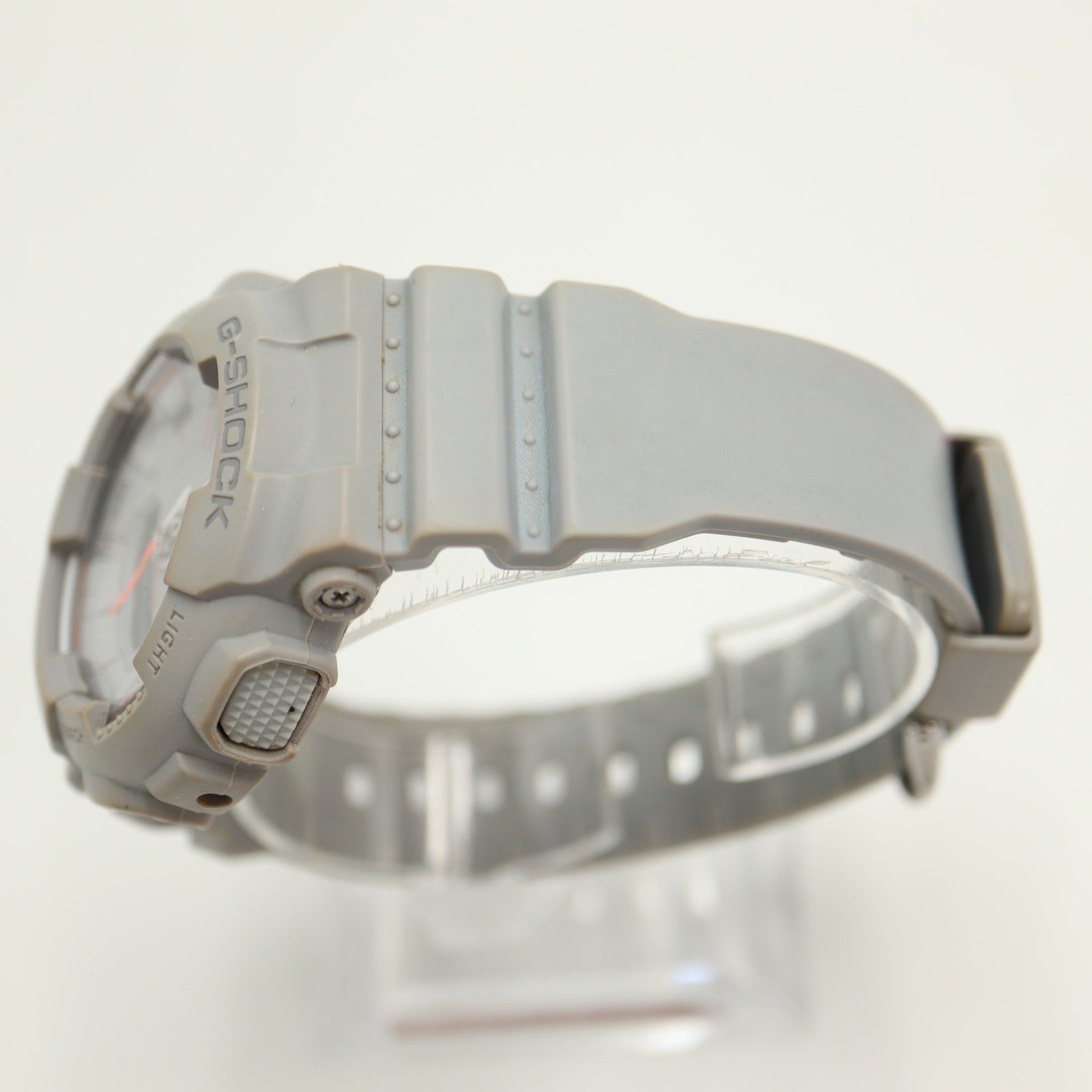 Casio G Shock GMA-S130VC Gray Orange Ana Digi 46mm Watch Step Tracker Chrono