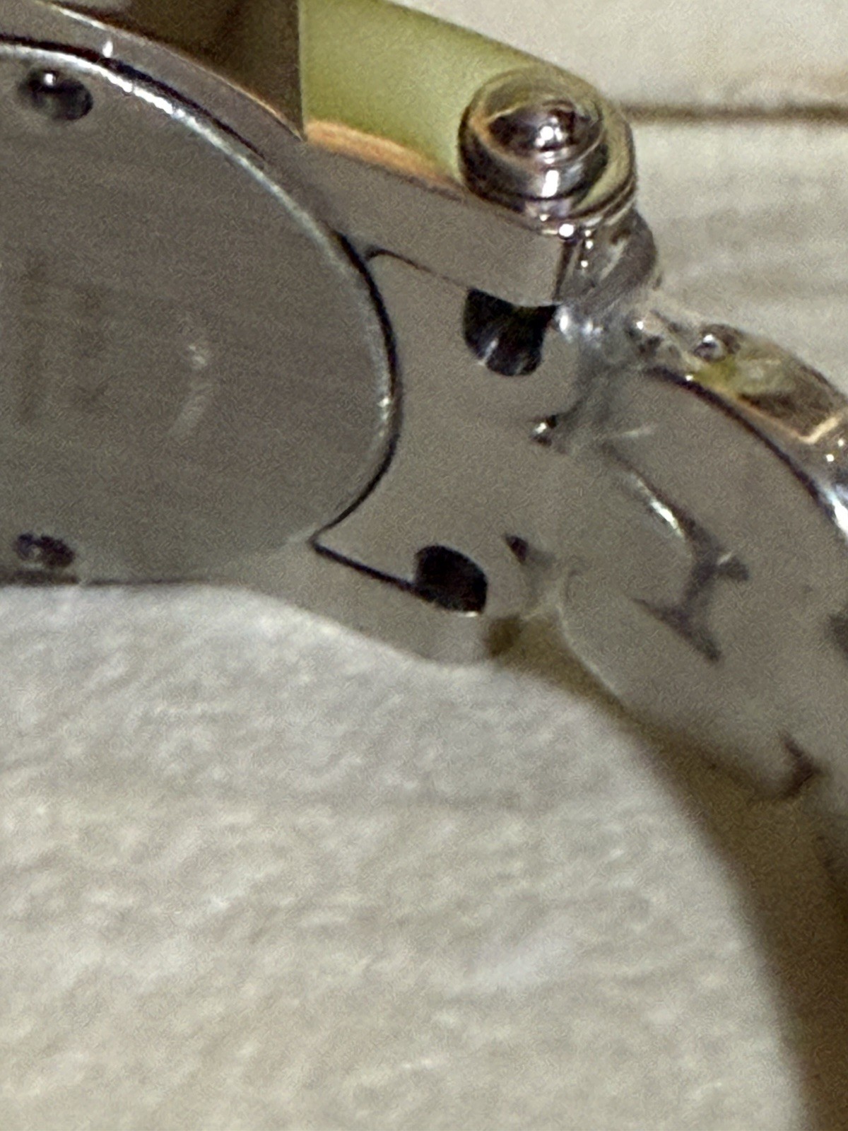 Brillier Royal Plume Stainless Steel Ladies Watch. RARE GEM STONES