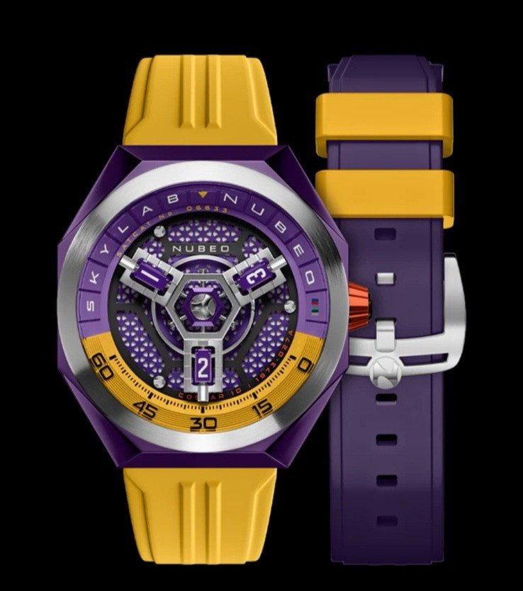 Nubeo Skylab Automatic Limited Edition Watch. Indigo. NB-6083-0H