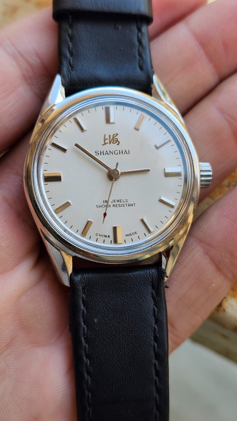 Shangai 19 Jewels Manual Winding Watch