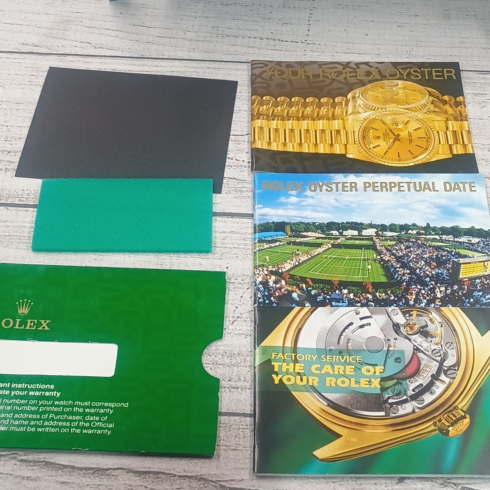 Vintage Rolex Box 68.00.71, w/ paperwork and certification Oyster Perpetual Date