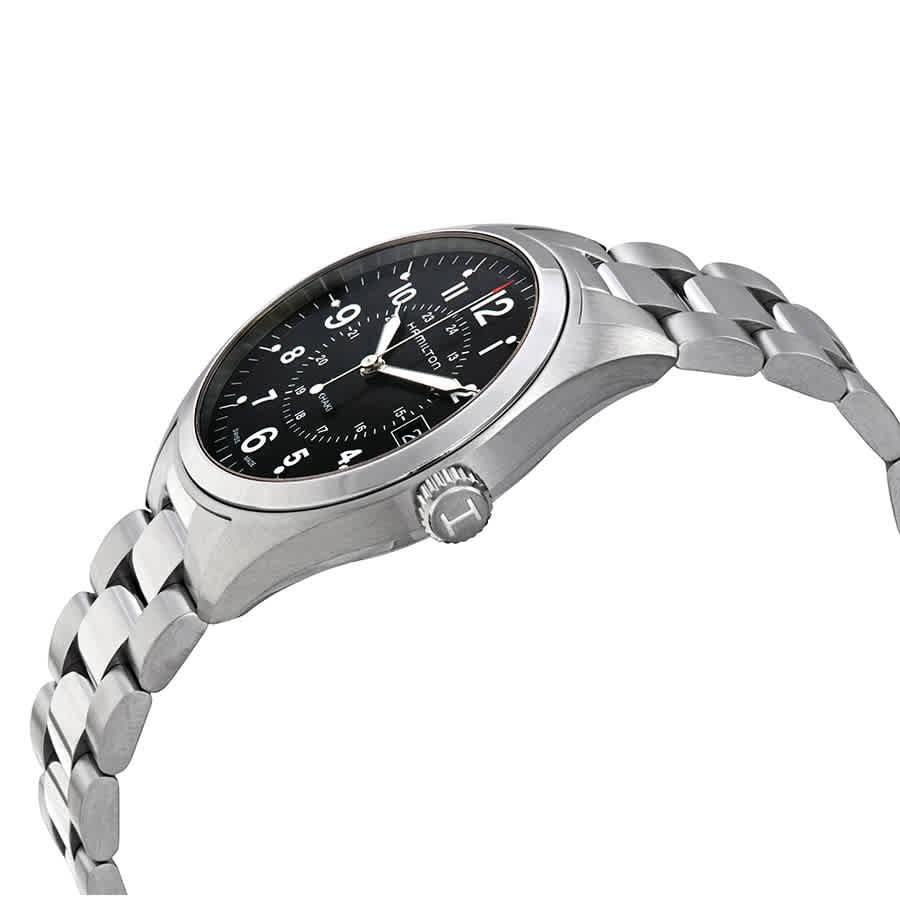 Hamilton Khaki Field Black Dial Stainless Steel Men’s Watch H68551933