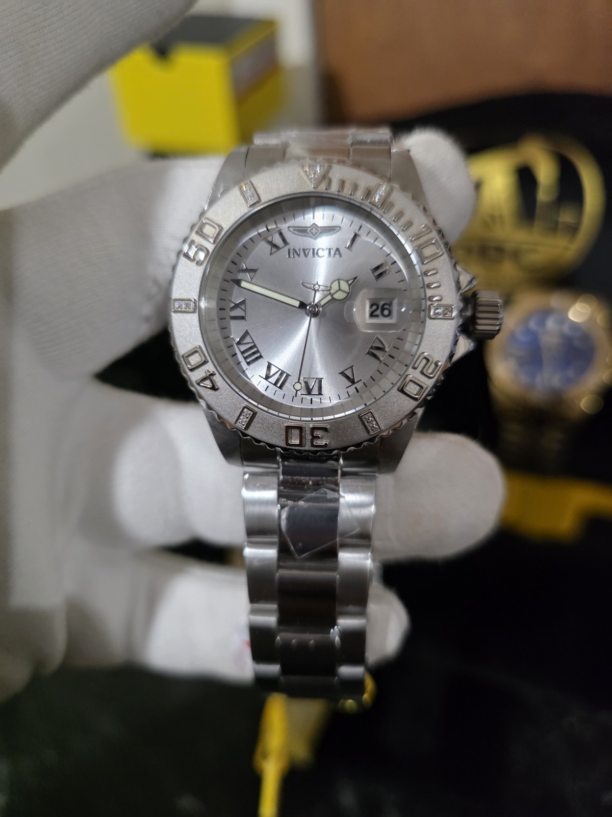INVICTA PRO DIVER 40MM 0.06 CARAT DIAMOND