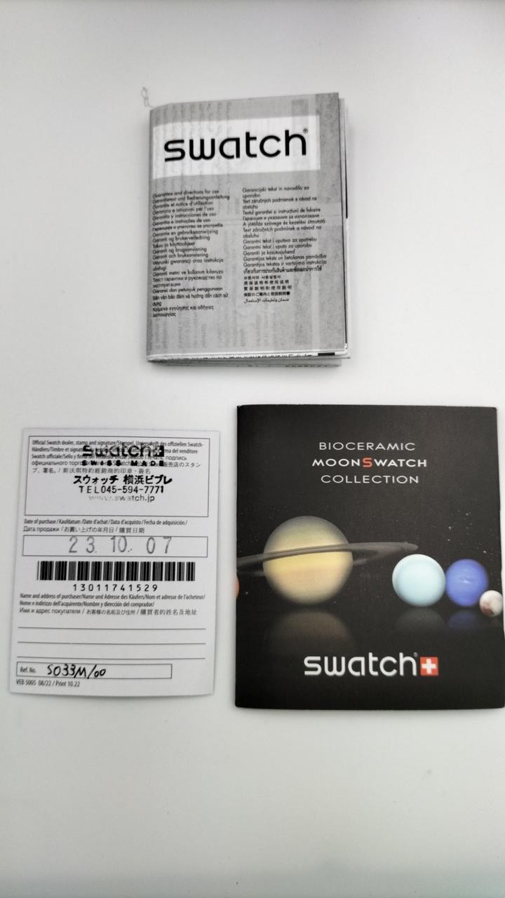 [A4N] Swatch x Omega Moonswatch Mission to the Moon Bioceramic Watch [r8n]