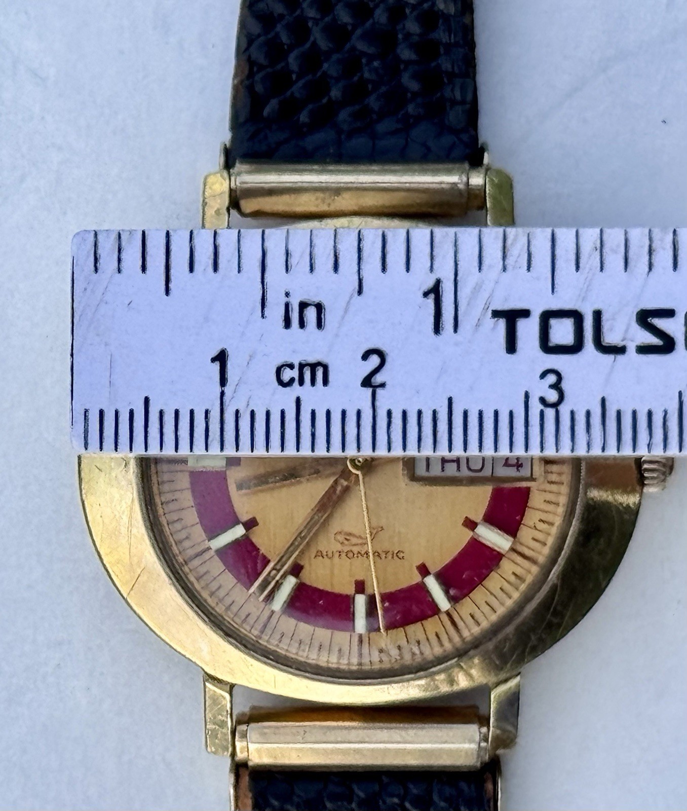 1972 Bulova Sea King Automatic – 23J Whale Burgundy Dial (President E) Running