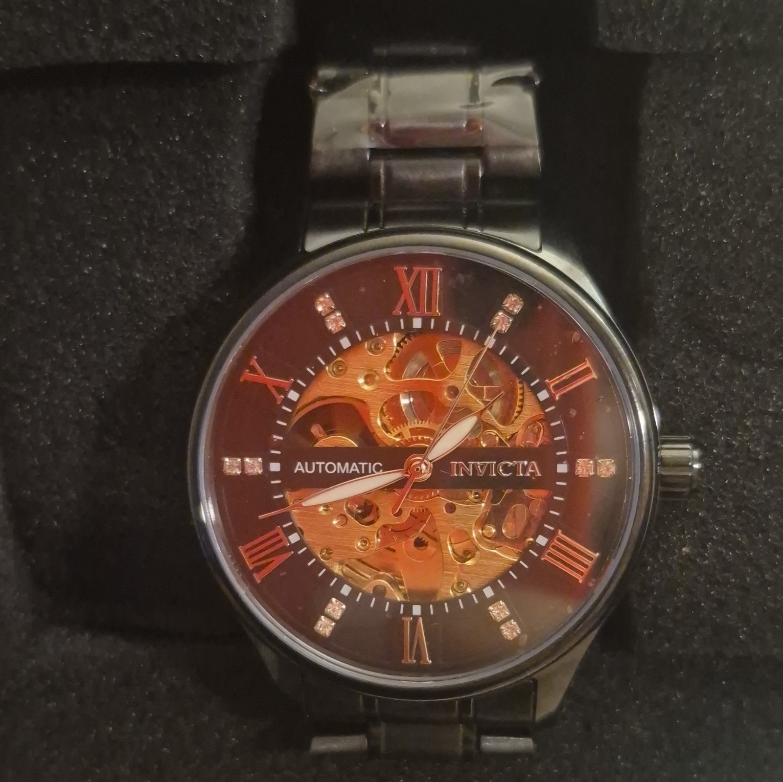 Invicta Automatic Object D Art With Skeleton Dial 41mm Black (69505)
