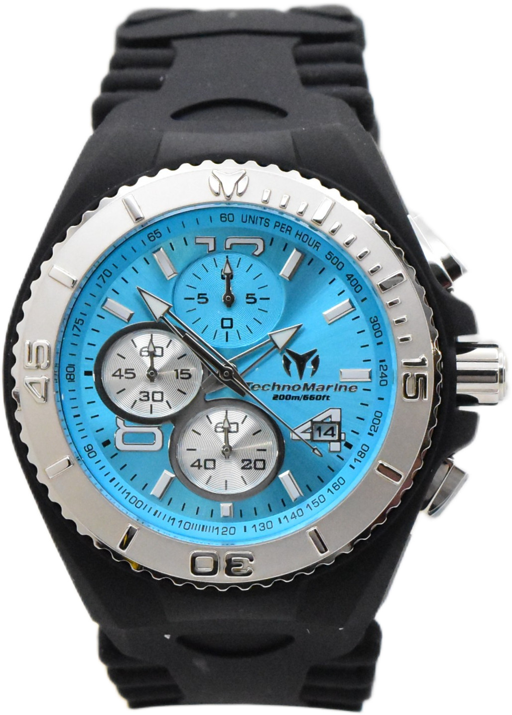 TechnoMarine Cruise JellyFish Men’s 46mm Blue Dial Chrono Watch TM-125041