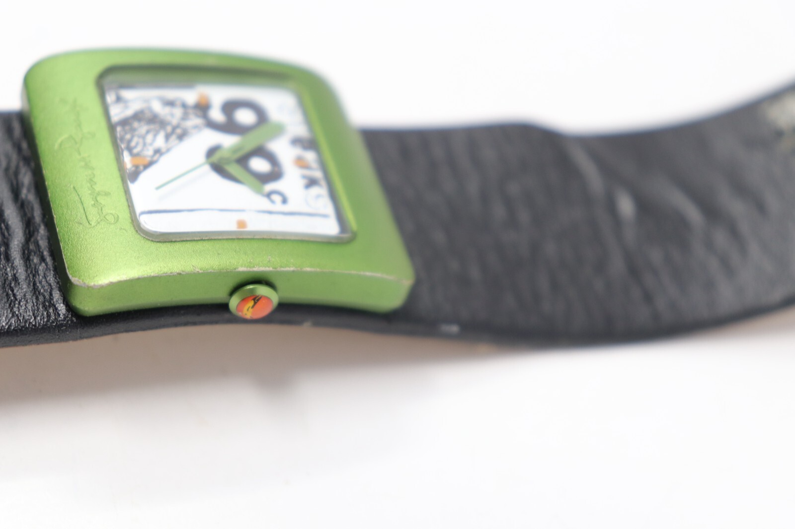 Rare Andy Warhol Pop Collection #15 Arm Watch Banana Steak 99 Cents Leather Art