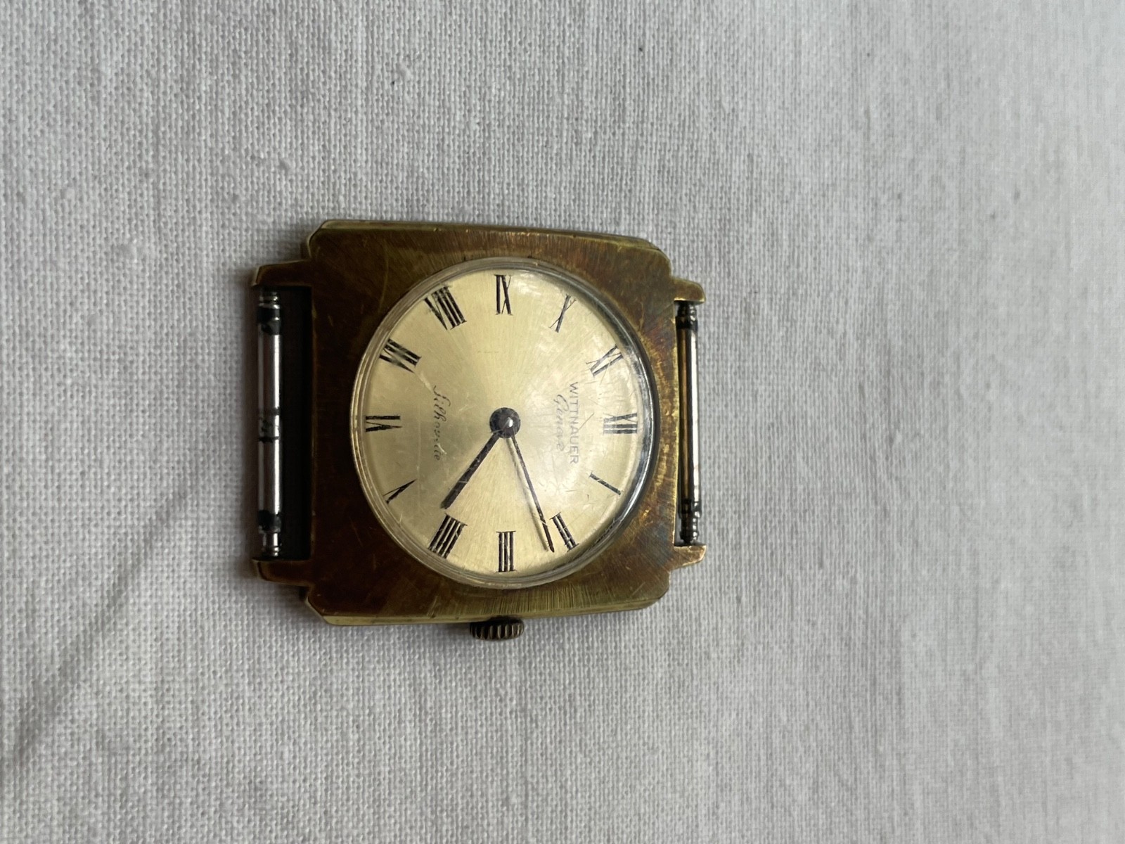 Wittnauer Silhouette 10M1 – gold filled mens watch RUNS – lot 0907