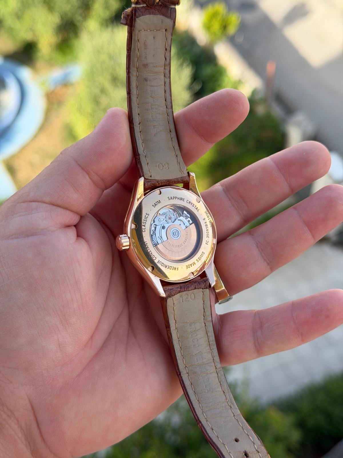 Frederique Constant Classics Automatic GMT FC-350X5B4/6 PVD Rose Gold 42 mm