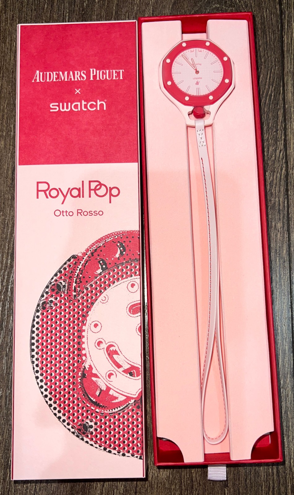 Swatch x Audemars Piguet AP Royal Pop Otto Rosso Pink SSX03R100N BIOCERAMIC