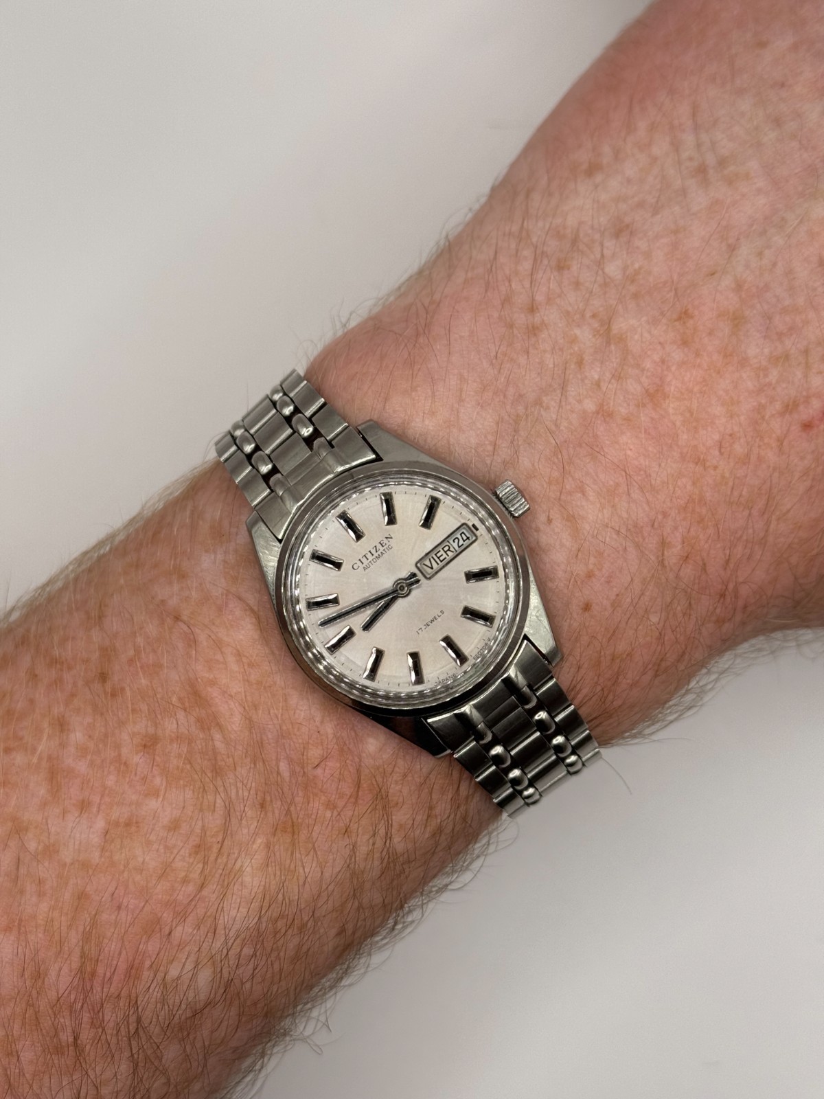 Vintage 1970s Citizen Automatic Caliber 6500 Parawater Men’s Watch Serviced Runs