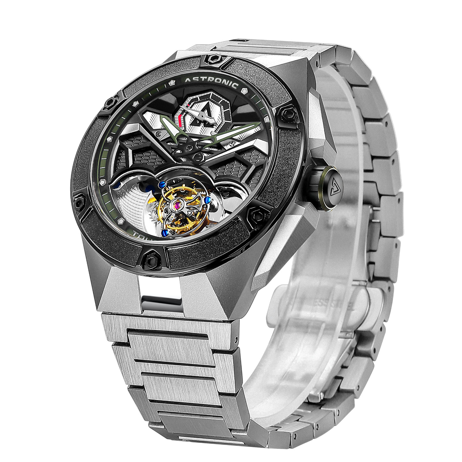 Astronic 3D Co-Axial Flying Nighthawk Tourbillon Watch