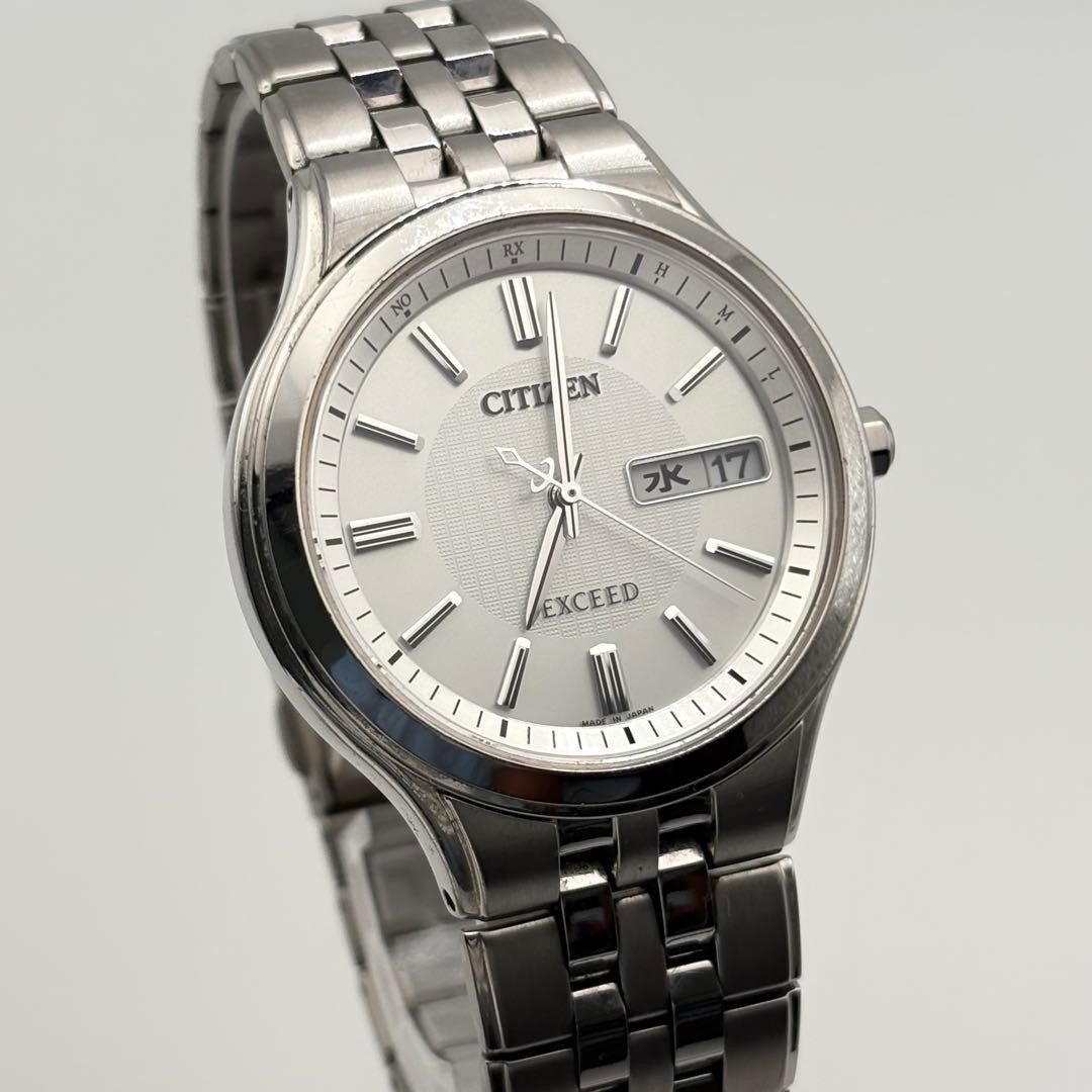 CITIZEN EXCEED H100 T018661 Radio Solar Watch Titanium