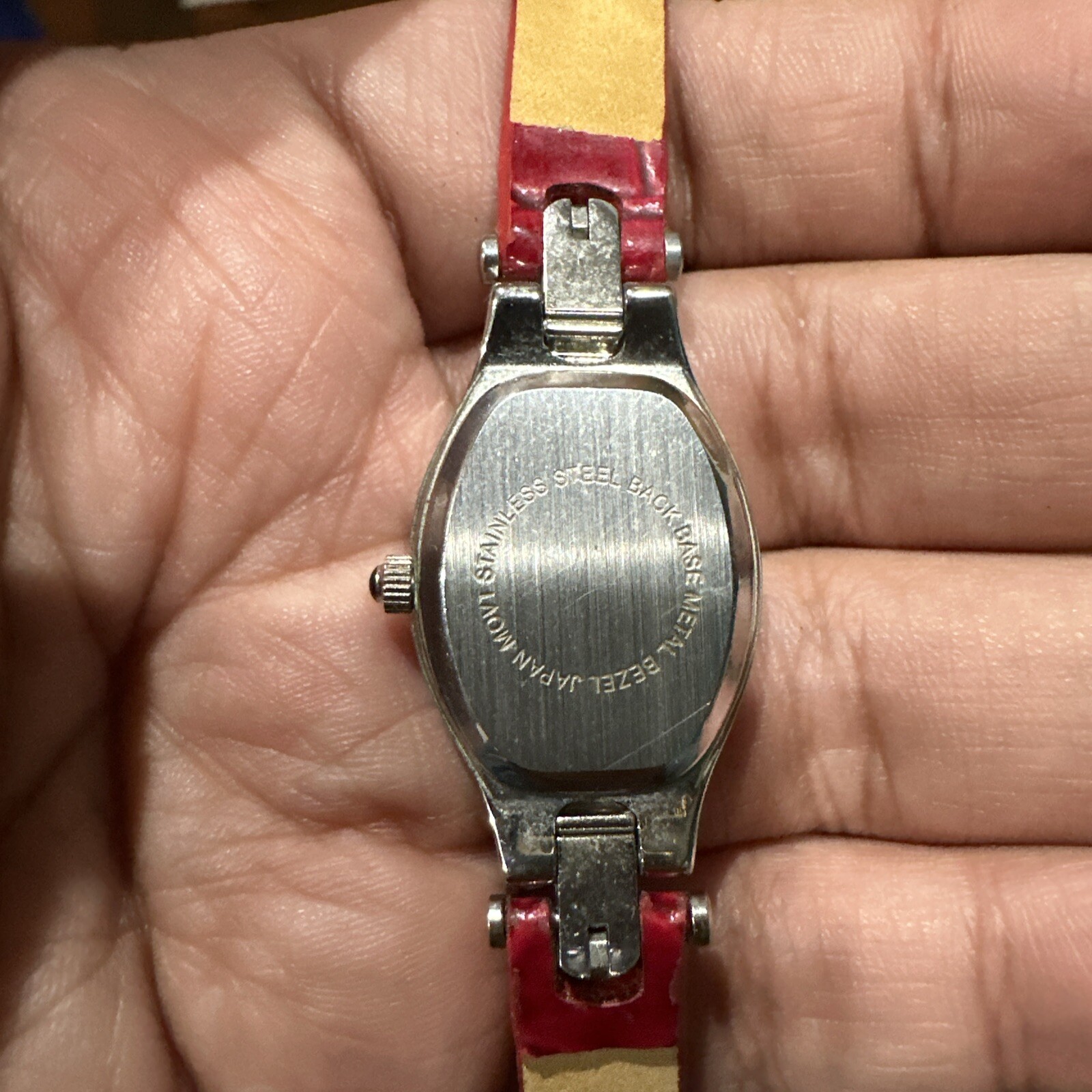 Classic Working Red Classic Ladies Watch Quartz Leather Band for Women Fancy