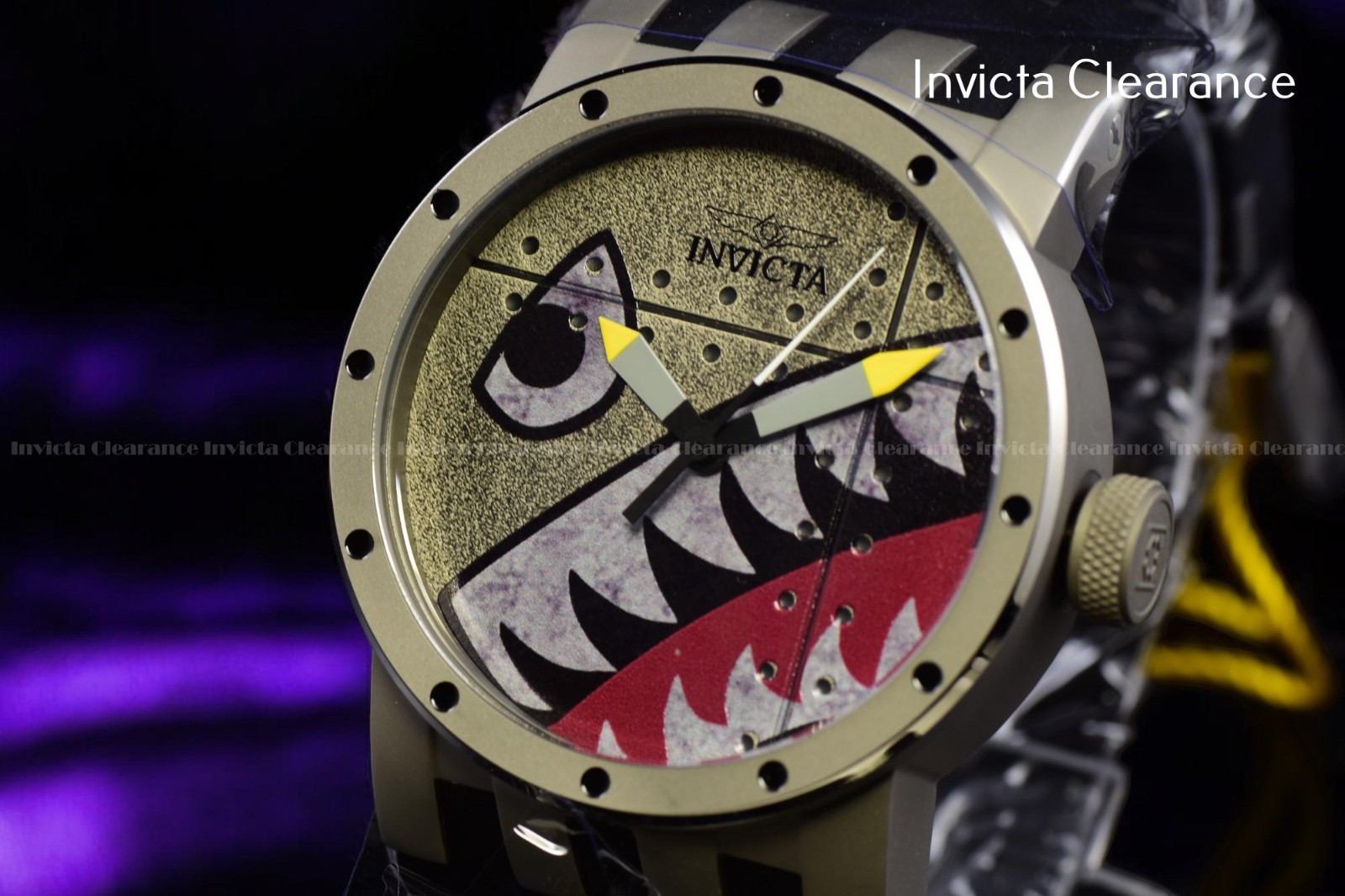 Invicta DNA Vintage Armed Forces Swiss Ronda 513 Caliber Men’s Black Dial Watch