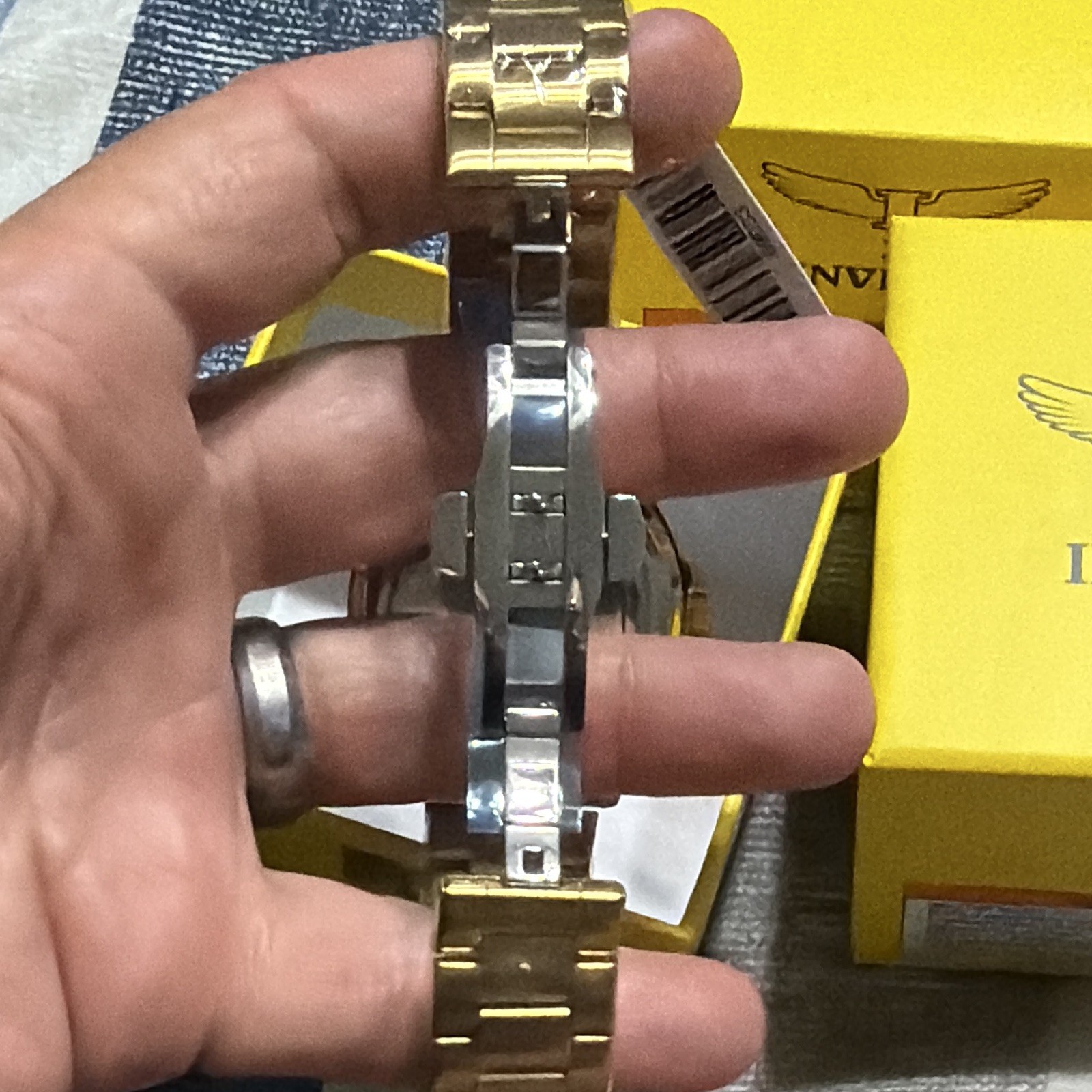 Invicta Specialty I by Invicta Men’s Watch 42mm(69033), Gold tone, Blue dial NIB